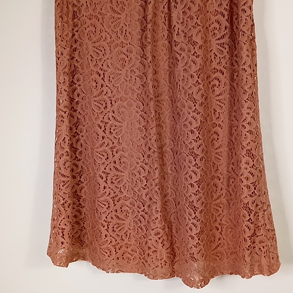 HeartSoul Lace Mini Dress Pink Size Medium - Picture 3 of 16